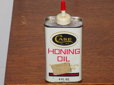 Vintage Case Honing Oil 4 Fluid Oz Can