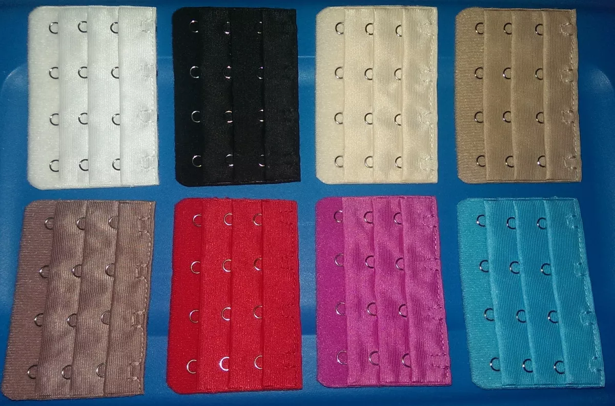 SALE! Soft Bra Extenders ~YOUR CHOICE~ 4 Hooks 3 Rows Band -8