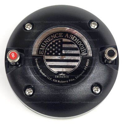 Eminence ASD1001B 1" HF Titanium Horn Driver 2-Bolt - Foto 8