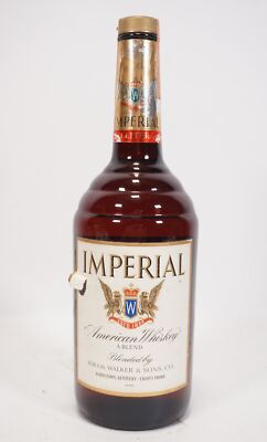 Imperial American Whiskey A Blend 1 Liter 1L Blended by Hiram Walker & Sons 