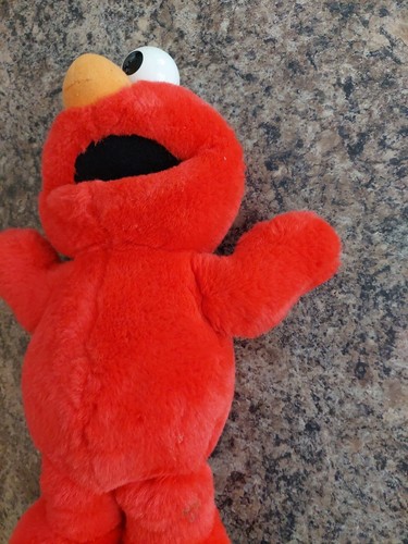Vintage 1995 Tyco-Sesame Street-Original Tickle Me Elmo Plush Toy Doll -Works! - Imagen 4 de 9
