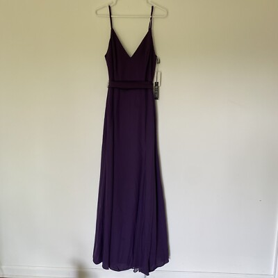 amethyst vera wang bridesmaid dress Kennedy Blue Allison Platinum Bridesmaid Dress