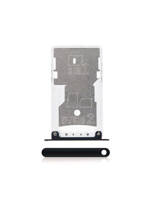 Replacement Sim Tray Compatible For Xiaomi Redmi Note 4X (Matte Black)
