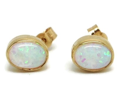 Ohrringe Ø 14 mm Zirkonia weiss 750er Gold 18K vergoldet gelbgold O2650