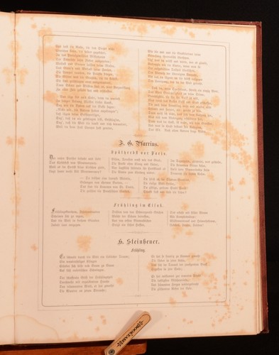 1872 Deutsches Kunstler-Album Herausgegeben von Adolf Ebeling Illustrated German - Bild 5 von 7