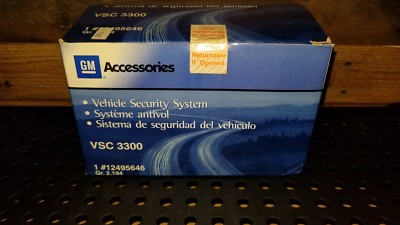 1994-'04 GM ALL VEHICLES Security System GM Accessories VSC 3300 Keyless Entry 