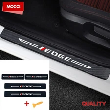 4*White Car Door Sill Scuff Plate Protector Step Stickers Trim For Ford Edge New