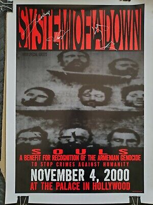 System Of A Down Spiders Rare Original Radio Promo Poster Ad Framed! #4