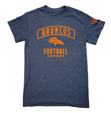 Broncos Mens Tshirt Small NFL Team Apparel Denver Orange Authentic 102413