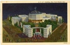 AT & T Building, Bell Telephone System Building, New York's World Fair Postcard
