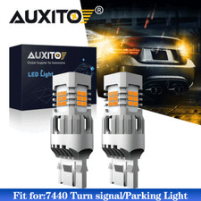 Amber Color 7443 7440 7444 LED Turn Signal Parking Light Bulbs Anty Hyper Flash