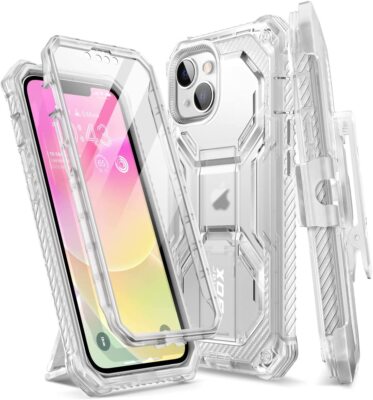 i-Blason Armorbox For iPhone 14 Plus Case 6.7'' Built-in Screen Kickstand Cover