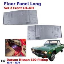 Floor Panel Plate Long Front Fits Datsun Nissan 620 Pickup UTE 1972-78 2 PCS New