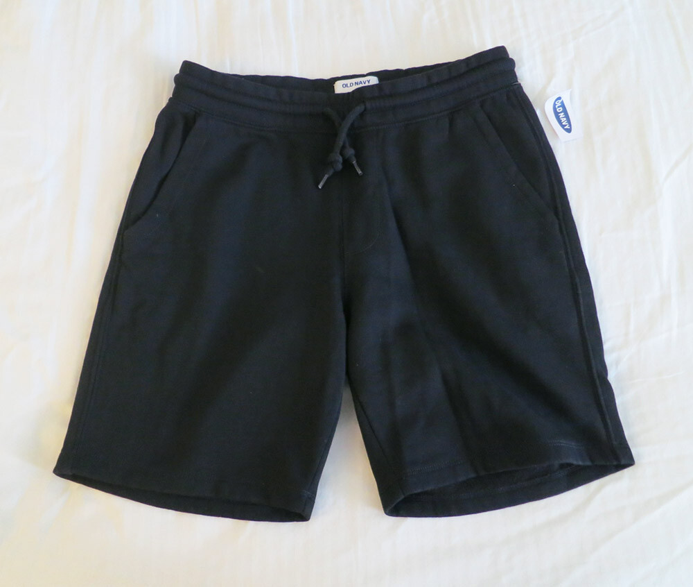 NWT Old Navy Fleece Basic Jogger Sweat Shorts 7-inch inseam Black Jack XS  29-30