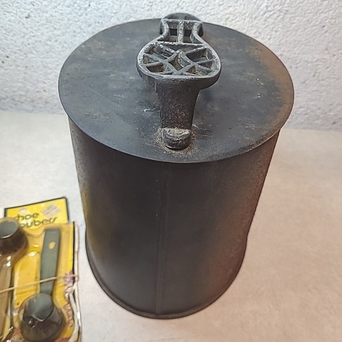 Vintage DURALITE MFG Tin Shoe Shine Box (Jos Rosen & Sons) Filled with Contents - Picture 12 of 24