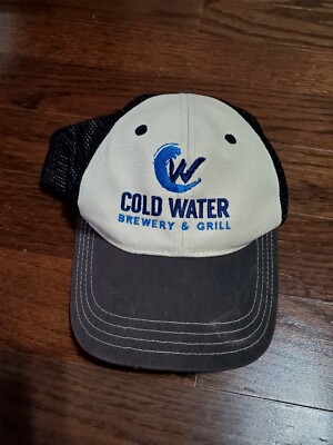 Cold water Brewery And Grill Lake Tahoe California Adjustable Hat Cap  1128