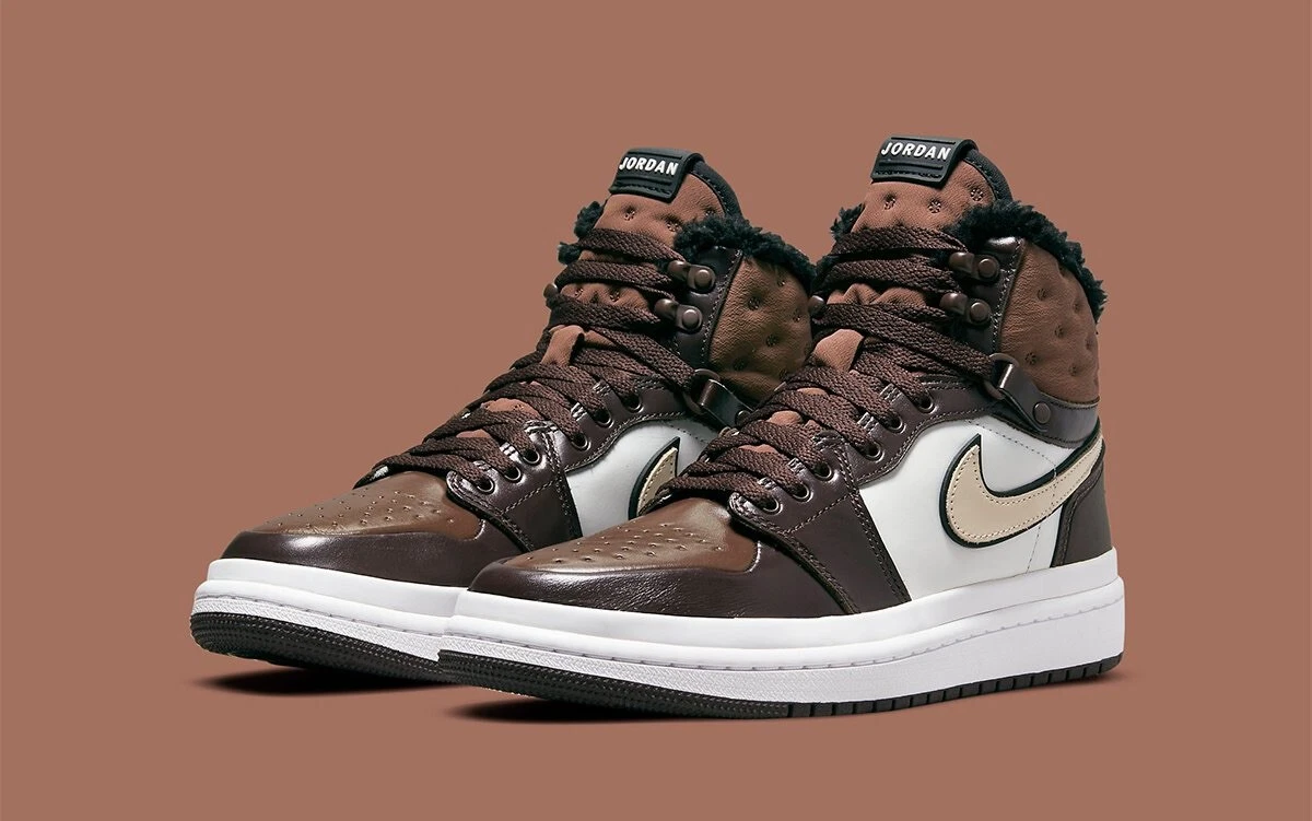 Air jordan brown clearance leather