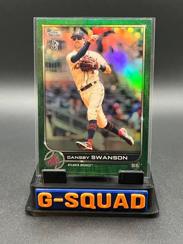 2022 Topps Chrome Ben Baller - Dansby Swanson Green Refractor #/99 #46 Braves