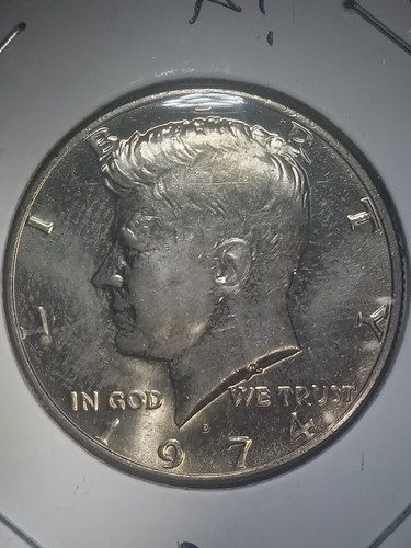 1974 Denver Kennedy Half Dollar Doubled Die Obverse And Reverse!!! - Picture 1 of 18