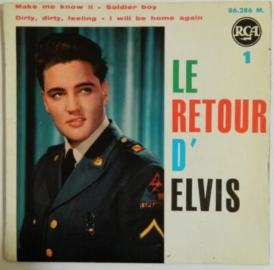 Elvis Presley   Ep       Le Retour D`Elvis  1     aus Frankreich    RAR - Bild 1 von 4