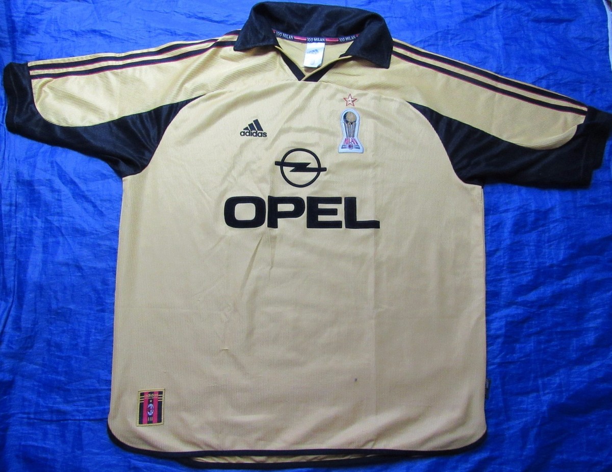 【激レア】AC MILAN 1999-2000 Tシャツ （イタリアで購入） AC Milan Home Shirt - 100 Years - 1999-2000 – Retro Football