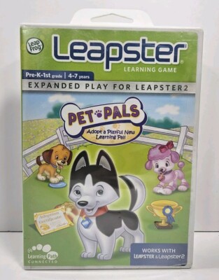 Pet Pals (Leapster) Expanded Play For Leapster 2 Pre K-1st - 4-7 Year Olds NEW