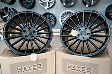 4 x 20 Inch 5x112 HX010 Style Multi Spoke Black Wheels: Fits For Audi Mercedes