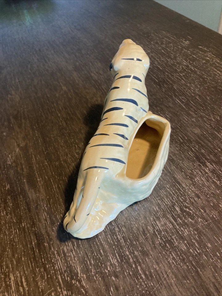 Керамический тигровый цветочный горшок ретро Vantage - Изображение 3 из 4