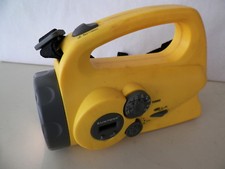 SUNTONE RR880 AM/FM FLASHLIGHT,SIREN RADIO WITH LCD CLOCK  SHOULDER STRAP