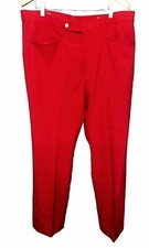 Vtg 60s 70s Pants Mens 38x31 Sansabelt Jaymar Polyester Leisure Suit Club Disco