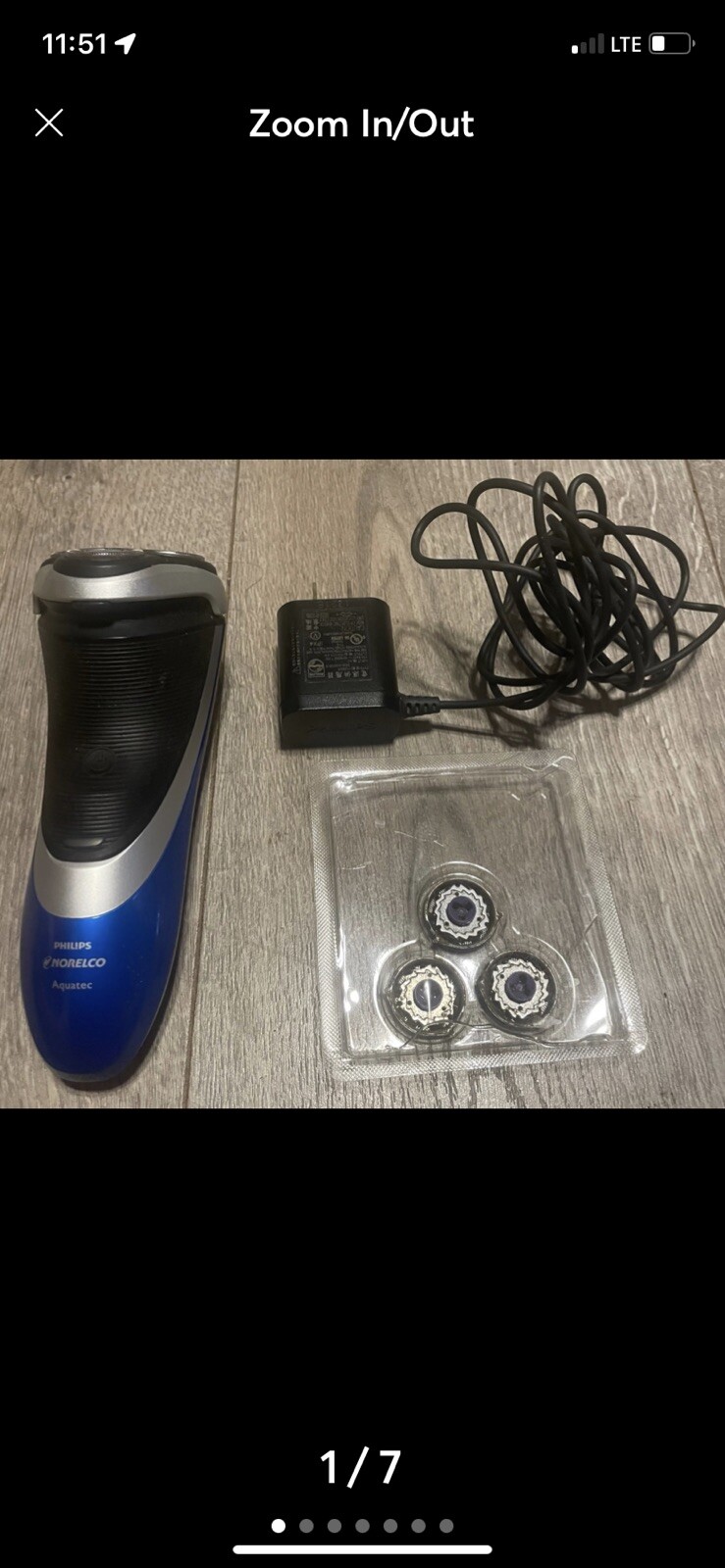 Philips Norelco 4100 Wet and Dry Electric Shaver (AT810/46)