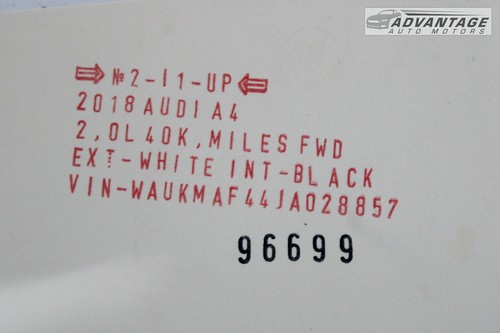 2017-2020 AUDI A4 FWD S TRONIC TRANSMISSION SELECTOR SENSOR & COVER PLATE OEM - Picture 7 of 7