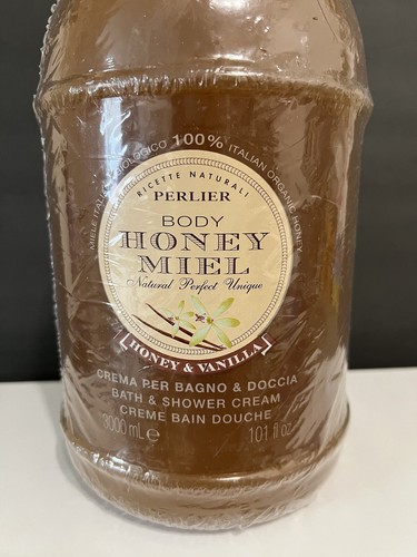 Perlier Honey Miel Bath & Shower Cream Honey & Vanilla 101 Oz New Huge Size - Afbeelding 3 van 3