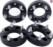 Dcvamous 4pc Black 5x4.5 5x114.3 Wheel Spacers 1 Inch With 12 Studs Dcvamous 4pc Black 5x4.5 5x114.3 Wheel Spacers 1 Inch With 12 Studs