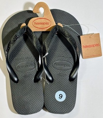     Havaianas Brazil Unisex Sandals Black US Women s 9/10 & Men s 8