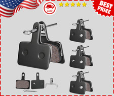 4 Pairs MTB Disc Brake Pads Resin  Semi-Metallic Quiet W/ Install Kit E-Bike