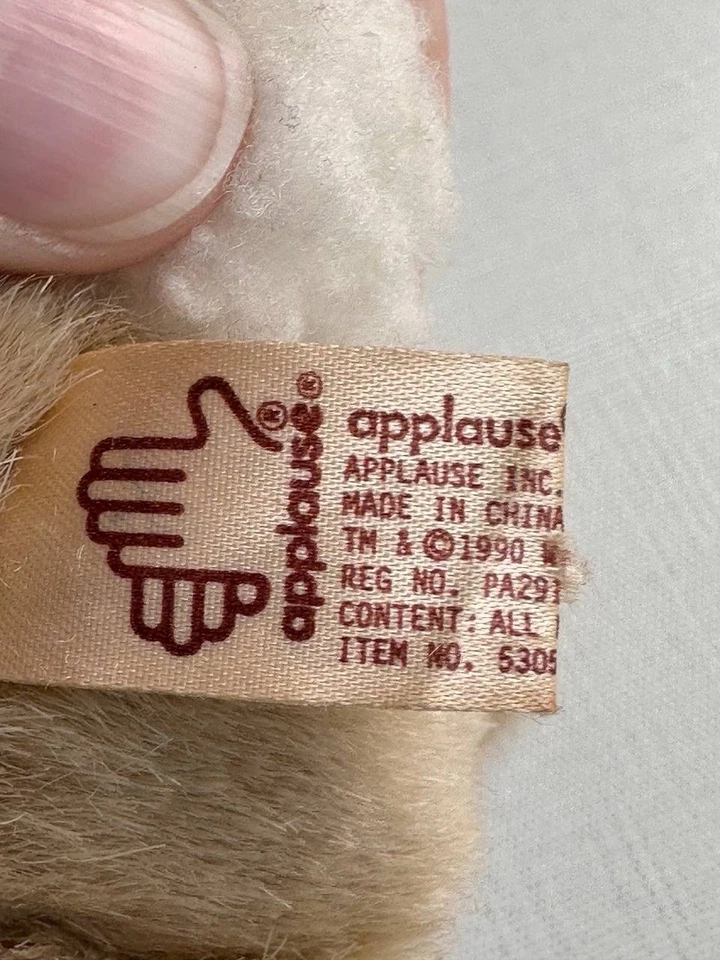 1990 Bunny Rabbit Applause PETER COTTONTAIL Plush Stuffed Vintage - Image 3 of 4