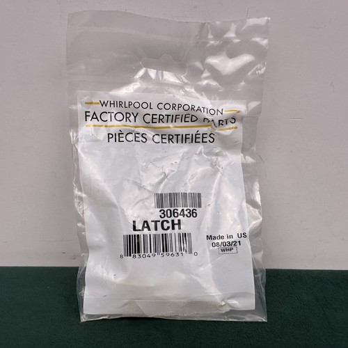 Whirlpool 306436 Washer Dryer Latch Assembly Factory Certified Part Made in US