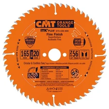 CMT 273.165.56H ITK Plus Saw Blade 6-1/2''x0.063''/0.039''x20mm 5/8'' Z56
