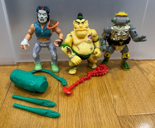 Vintage NINJA TURTLES 1989-91 Lot COMPLETE Playmates TMNT Action Figures