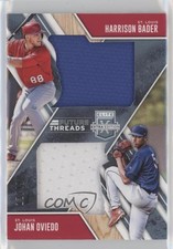 2017 Elite Extra Edition Holo Silver 12/49 Harrison Bader Johan Oviedo 0o5t