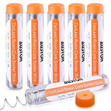 6 Pack 60-40 Rosin Core Solder, Solder Wire Tin Lead Electrical Soldering Tools