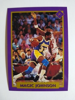1991 Magic Johnson Tuff Stuff Magazine NBA Finals Special Edition Hand Cut #15