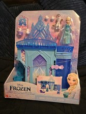 Disney Frozen Elsa's Ice Palace Playset with Doll Olaf Snowgies New In BoxMattel