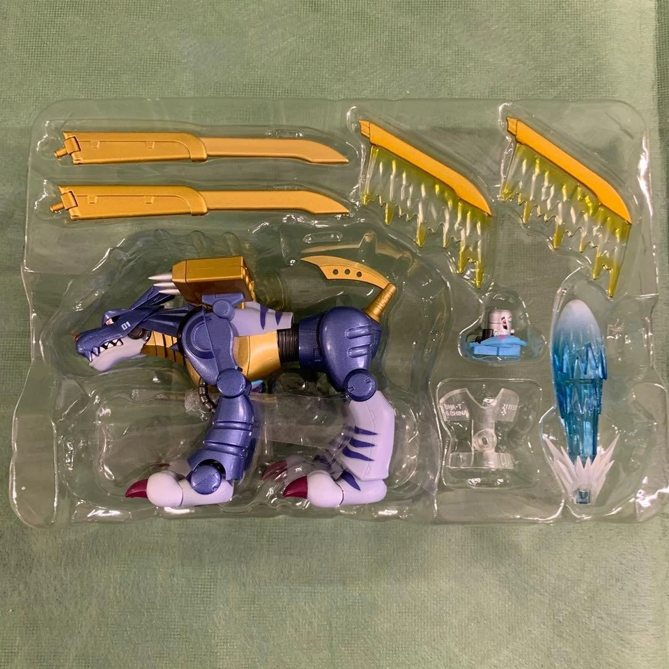 Figura D-Arts Metal Garurumon Digimon Adventure Japón Bandai Usada Foto 3 de 4