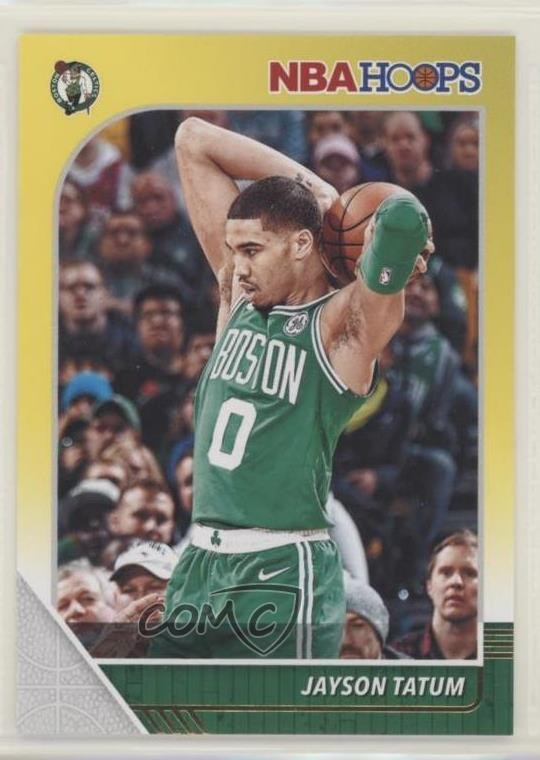 2019-20 Panini NBA Hoops Yellow Jayson Tatum #6 7ut