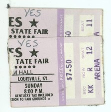Yes the band 8/28/78 Louisville KY Freedom Hall Rare Ticket Stub s