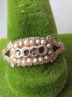 Antique Victorian 9K gold Seed Pearl ring — photo 1