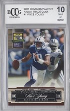 2007 Playoff Hawaii Trade Conference Vince Young #1 BCCG 10 Mint or Better 1h2