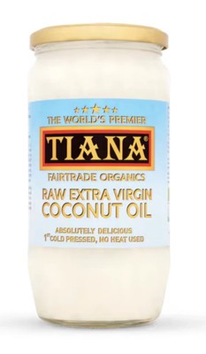 TIANA Extra Virgin Fair Organic Cold Pressed Premium Coconut Oil 750ml